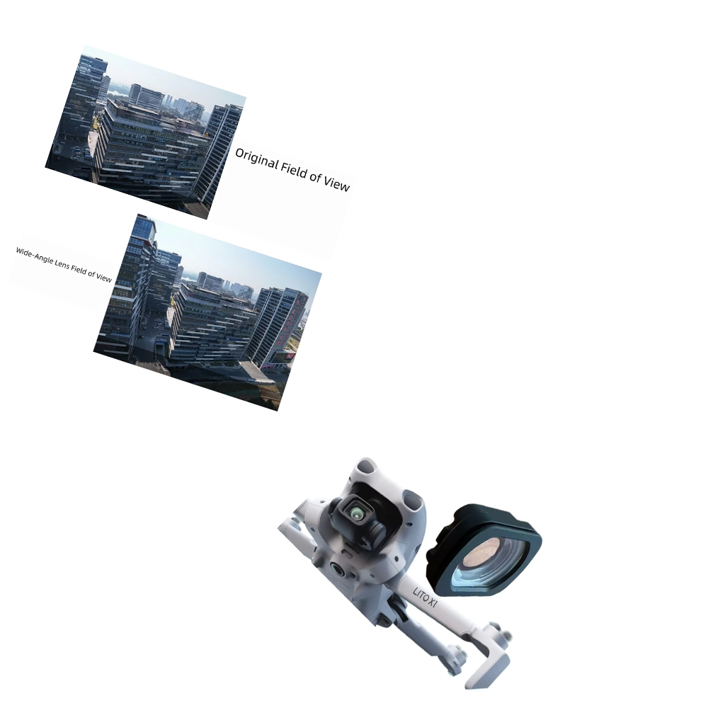 Wide Angle Lens for DJI Lito x - đánh giá và giá Drone Camera Filter