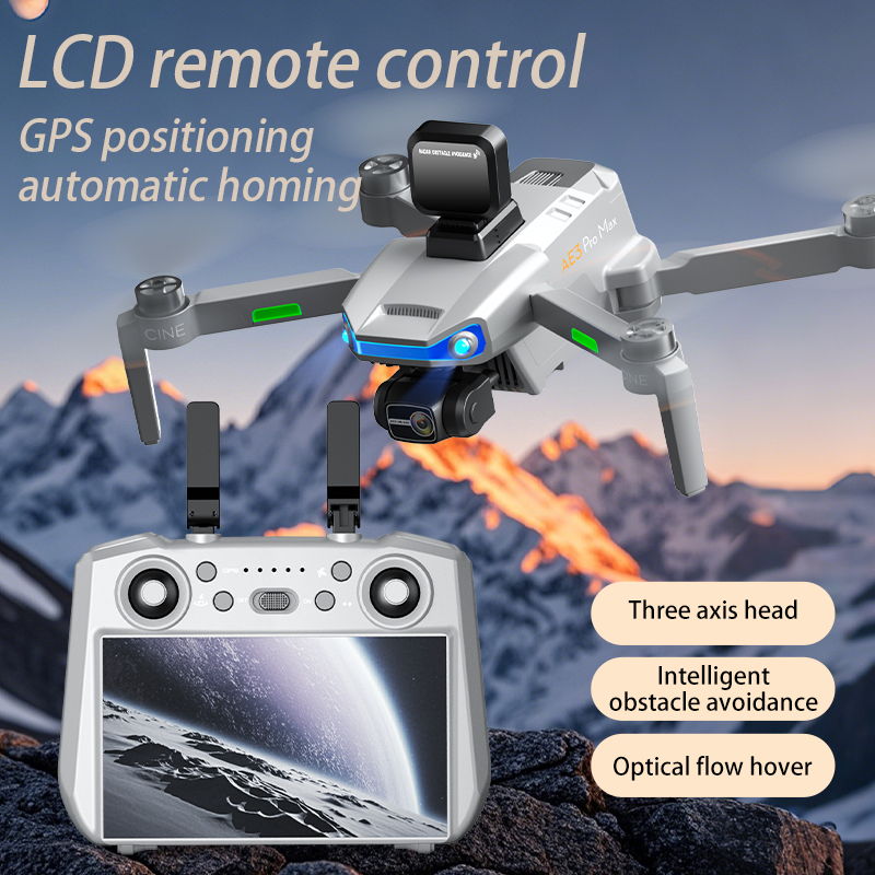AE3 PRO Max NEW LCD SC GPS Dro - đánh giá và giá Drone Camera With Gimbal