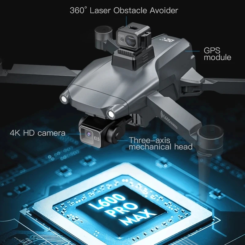 L600 PRO MAX GPS Drone Profess - đánh giá và giá Drone Camera 4K